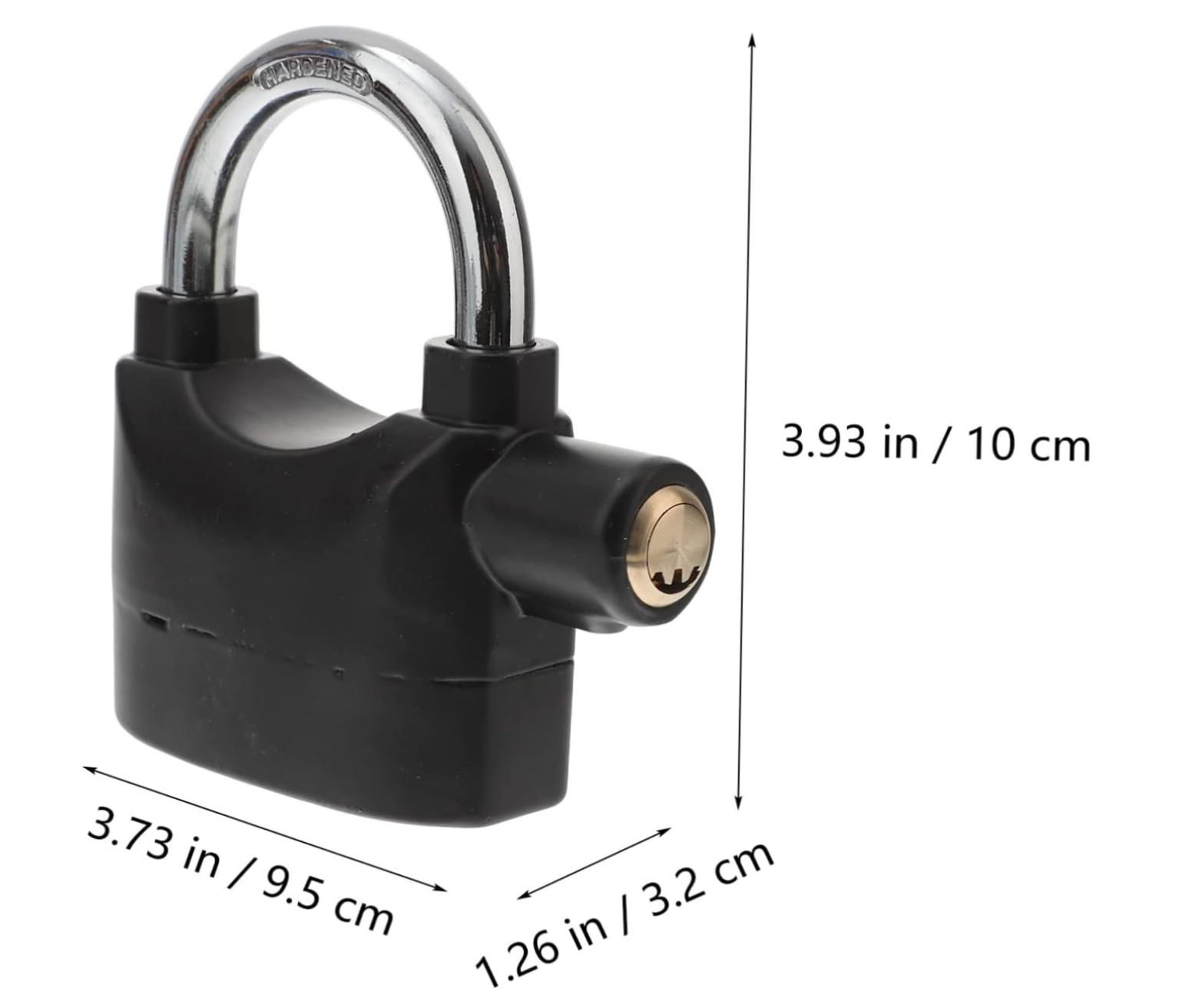 CANDADO DE ALARMA CON LLAVE