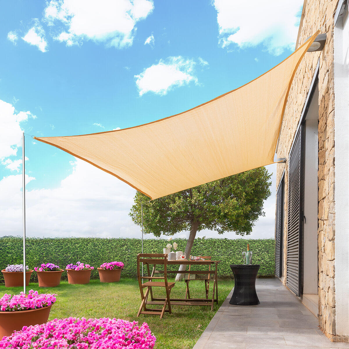 TOLDO VELA DE SOMBRA RECTANGULAR – 2 x 3 METROS