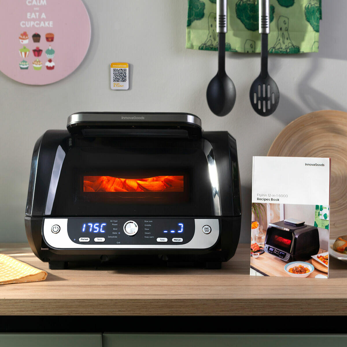 FREIDORA DE AIRE CON GRILL 6L
