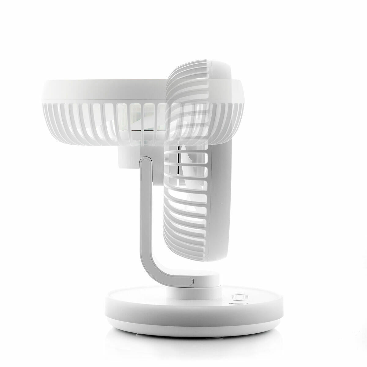 VENTILADOR DE ESCRITORIO RECARGABLE CON LED