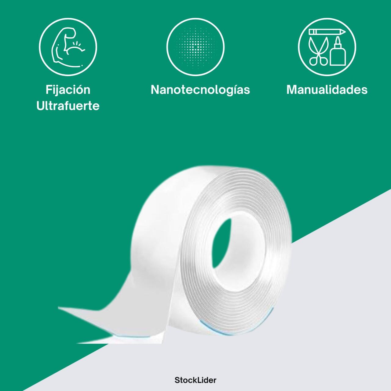 CINTA NANOTEC MÁGICA DE DOBLE CARA