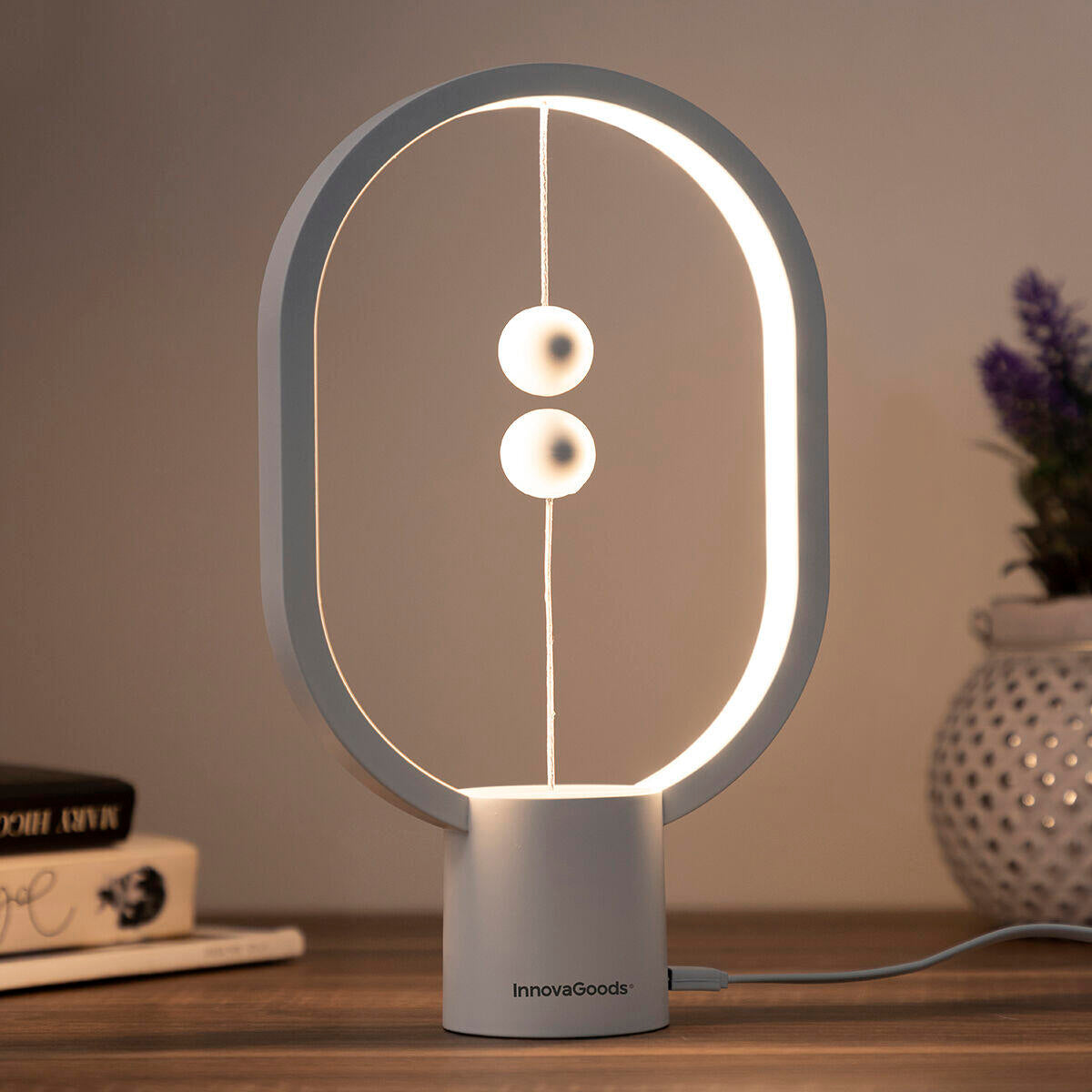 LÁMPARA DE EQUILIBRIO LED MAGNÉTICA