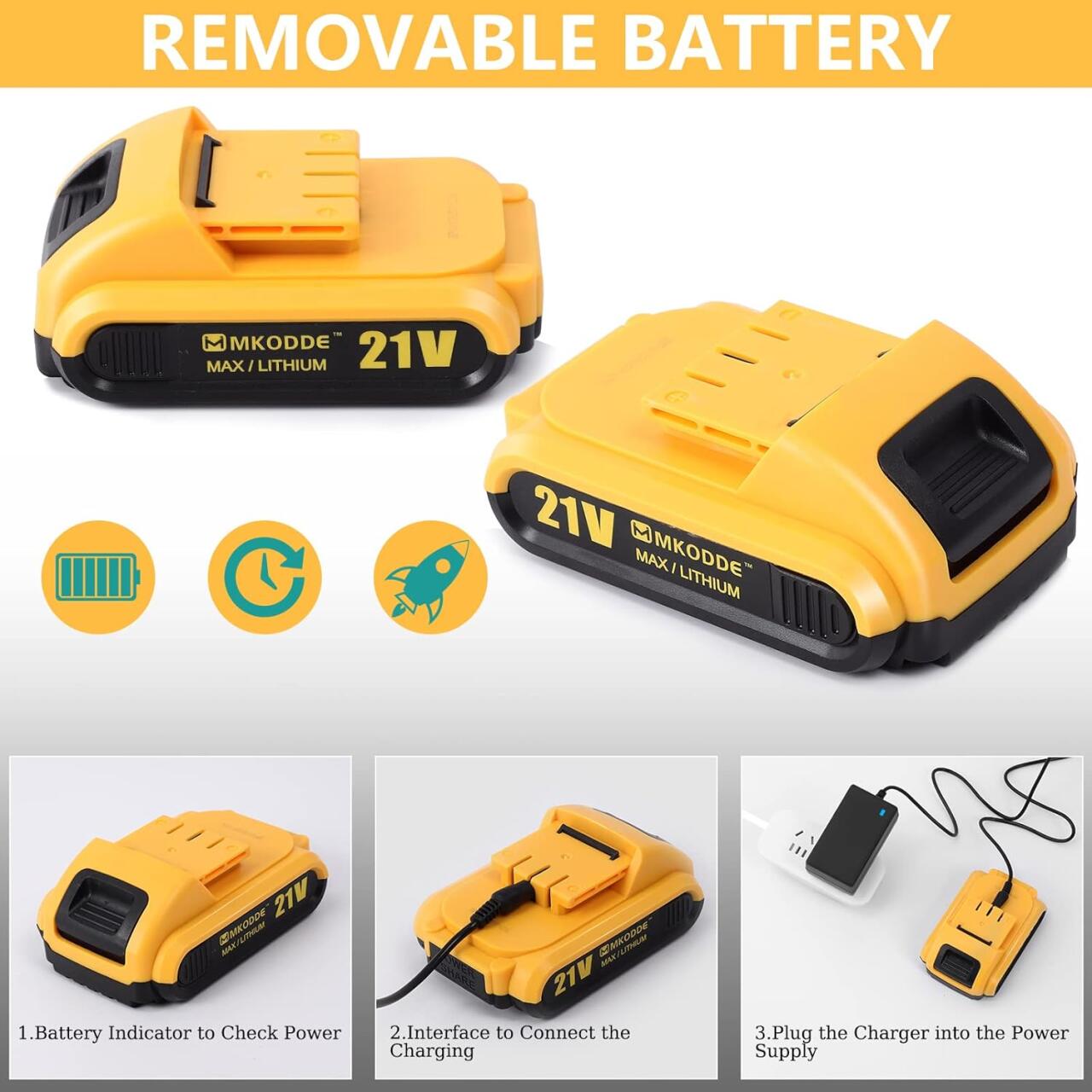 TALADRO INALÁMBRICO + KIT 93 PIEZAS