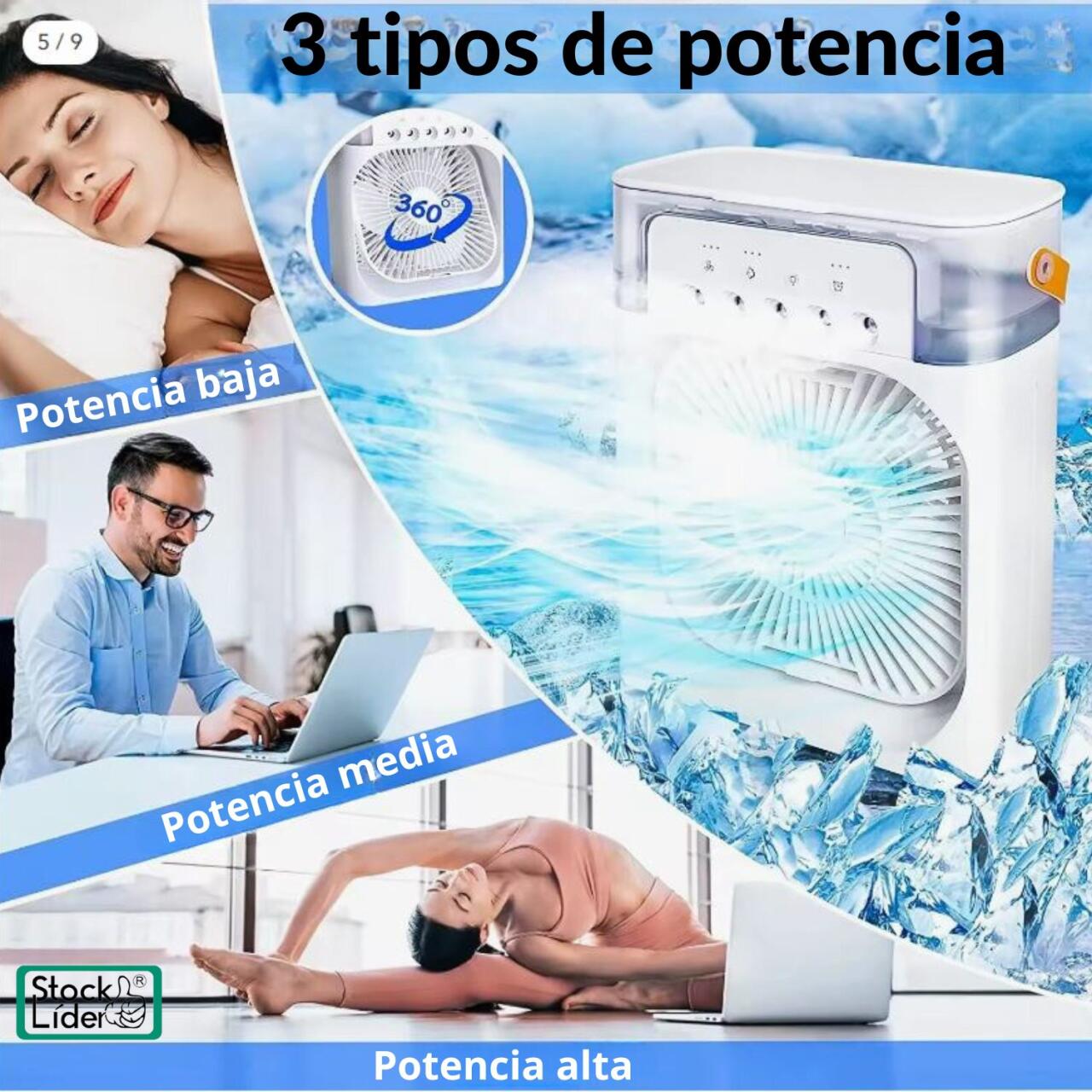 VENTILADOR DE AIRE PORTÁTIL