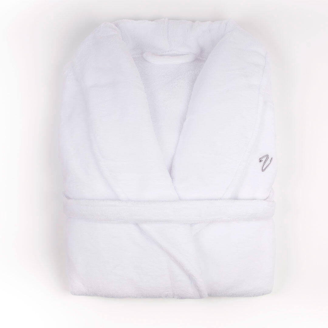 ALBORNOZ DE BAÑO BLANCO