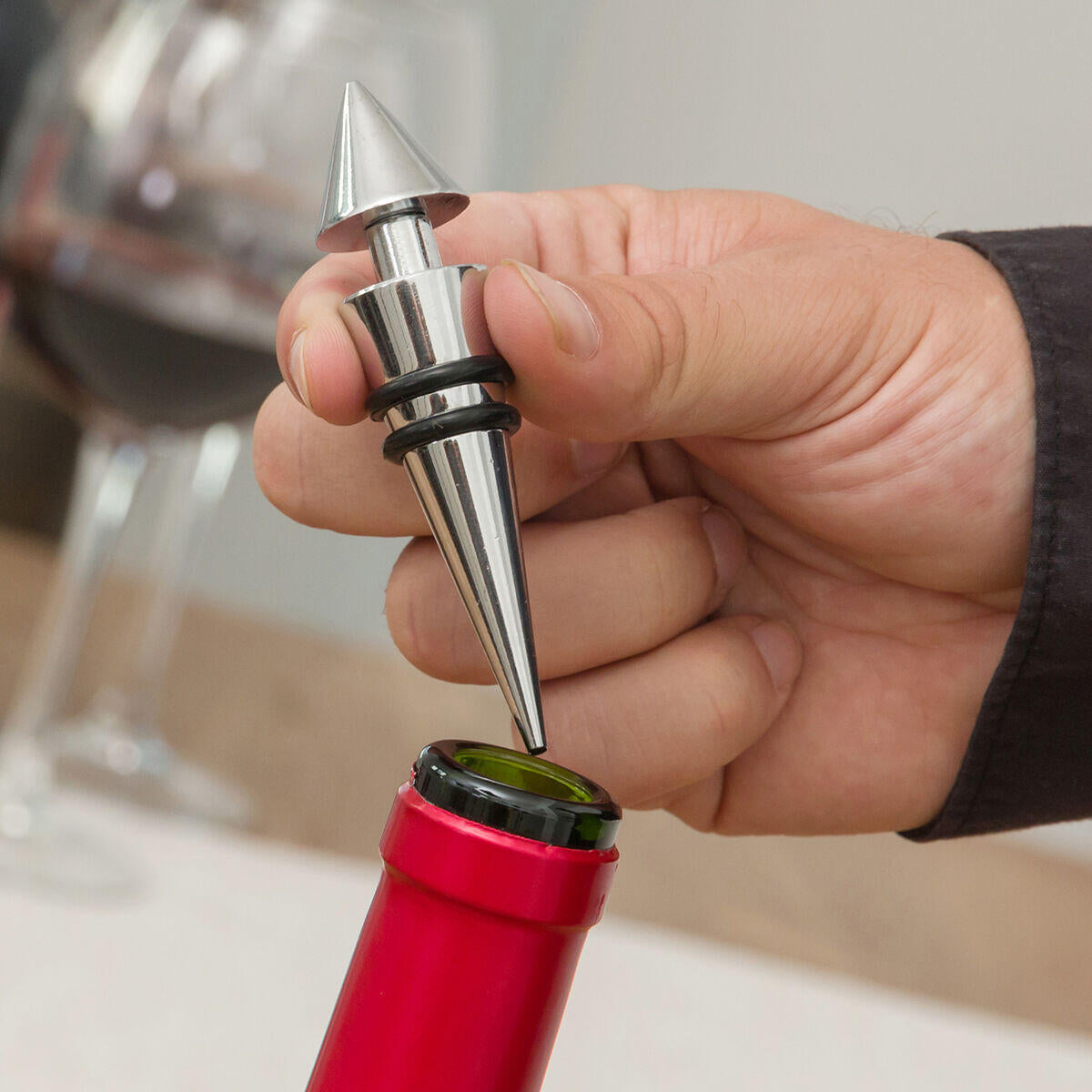 ESTUCHE DE VINO BOTELLA 5 PIEZAS