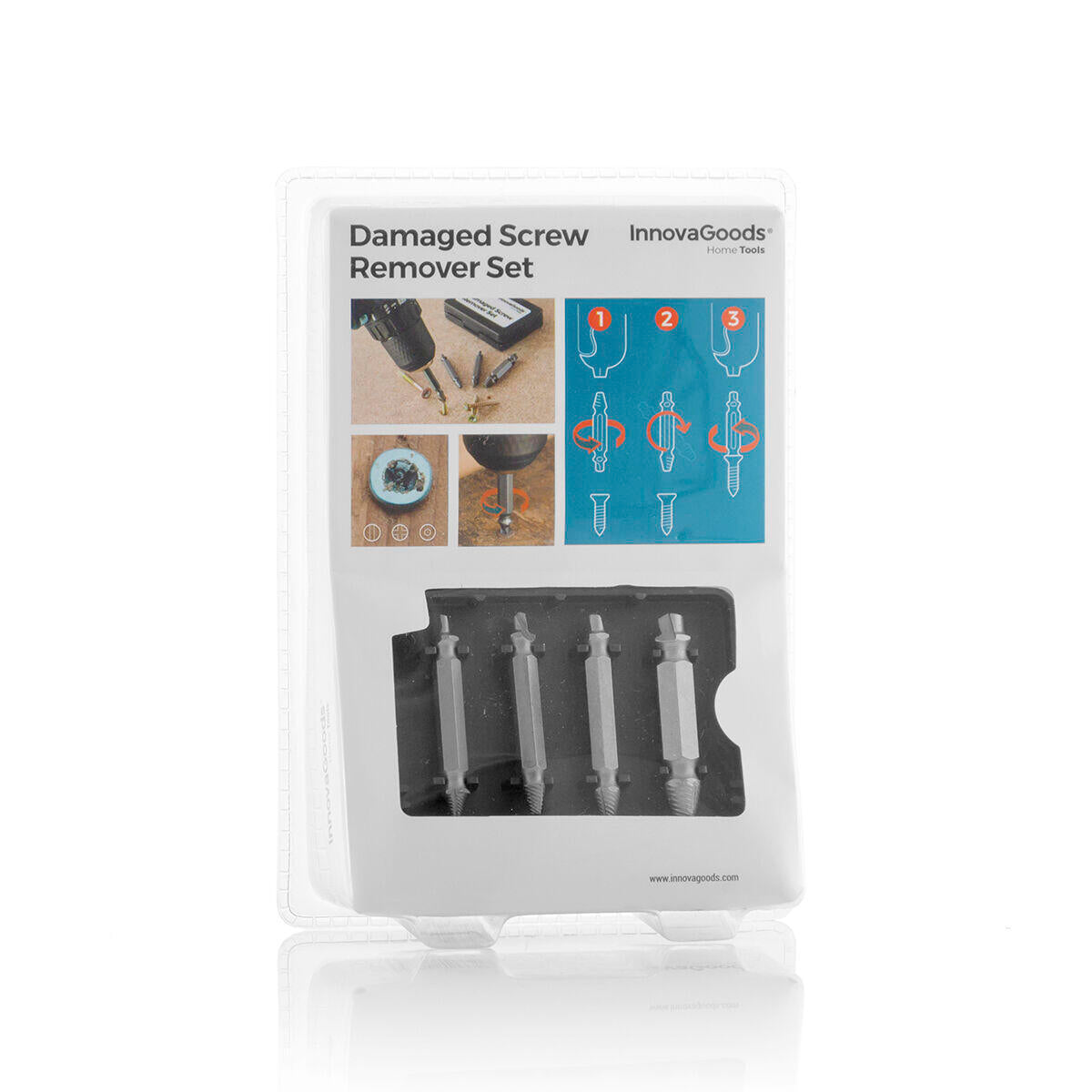 SET DE BROCAS PARA EXTRAER TORNILLOS DAÑADOS