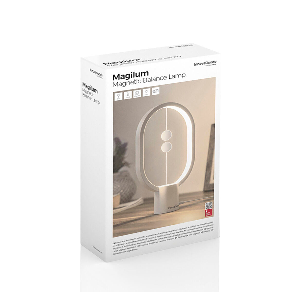 LÁMPARA DE EQUILIBRIO LED MAGNÉTICA