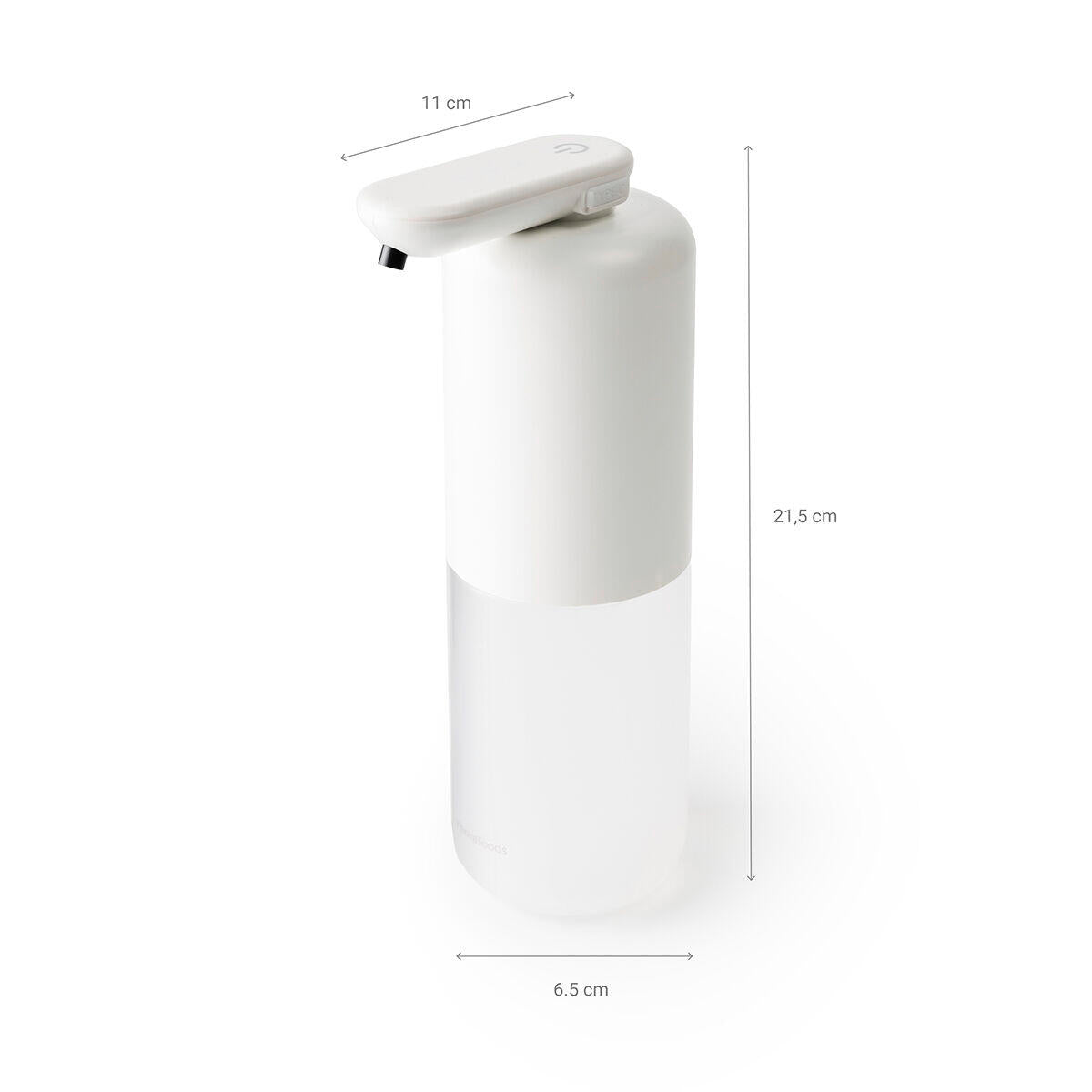 DISPENSADOR DE JABÓN LÍQUIDO AUTOMÁTICO RECARGABLE